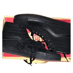 Black High-top Vans